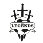 The Legends logo consists of 3 swords impaling a soccer ball. Across the soccer ball is a banner containing the teams name, "Legends"